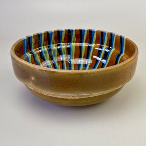 Ceramic bowl - brown