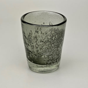 Mouth-Blown Glass Tumbler - Grey