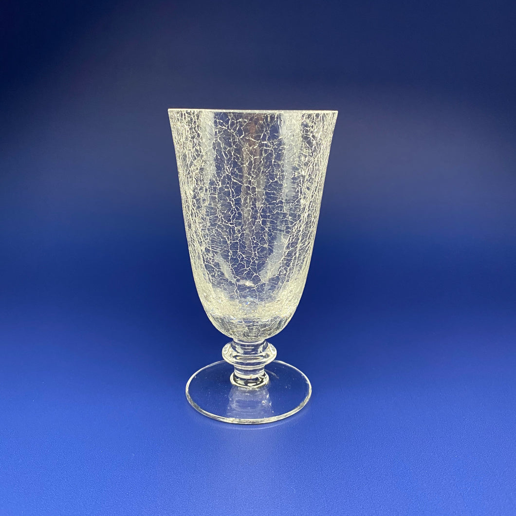 Mouth-Blown Crackle Goblet