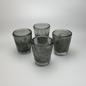 Mouth-Blown Glass Tumbler - Grey