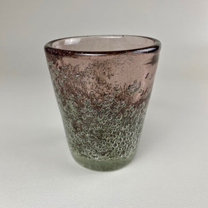 Mouth-Blown Glass Tumbler - Mauve