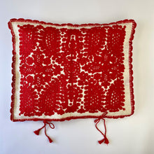 Load image into Gallery viewer, Embroidered Cushion Cover - Red Leaves
